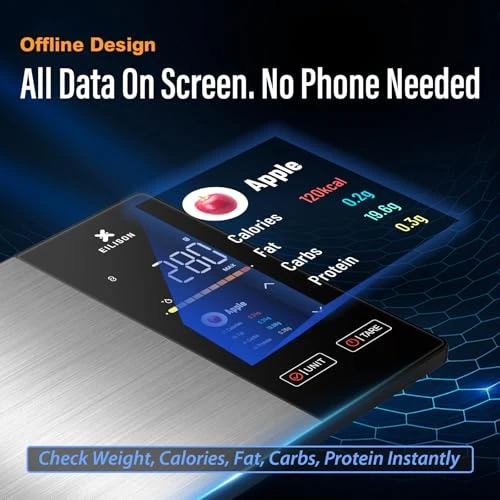 Smart Kitchen Scale with Nutrition Calculator — Weight Management Tools, EILISON