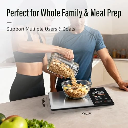 Smart Kitchen Scale with Nutrition Calculator — Weight Management Tools, EILISON