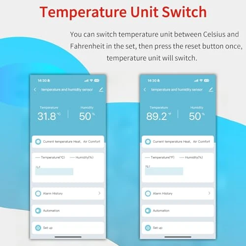 Temperature Humidity Sensor with App Remote Monitor and Alert — Home Climate Control, DoHome