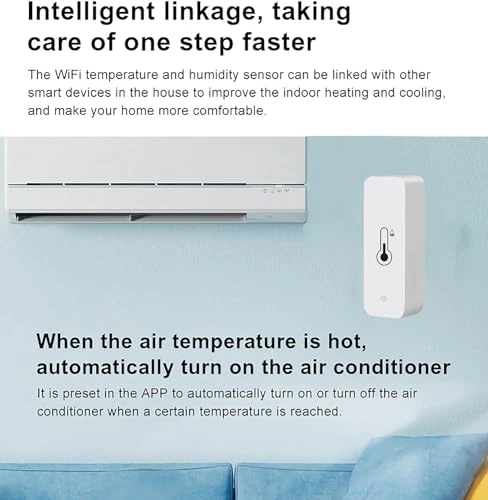 Temperature Humidity Sensor with App Remote Monitor and Alert — Home Climate Control, DoHome