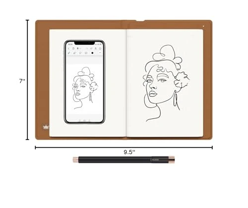 2-in-1 Digital Notebook Drawing Tablet with Battery-free Pen — Styluses & Digital Pens, Huion