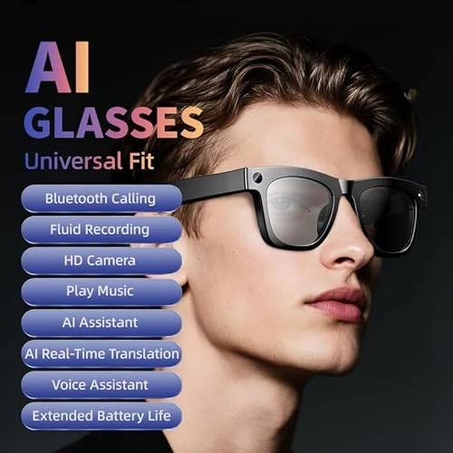 AI-Powered Multi-Functional Smart Bluetooth Glasses — Smart Glasses, Generic