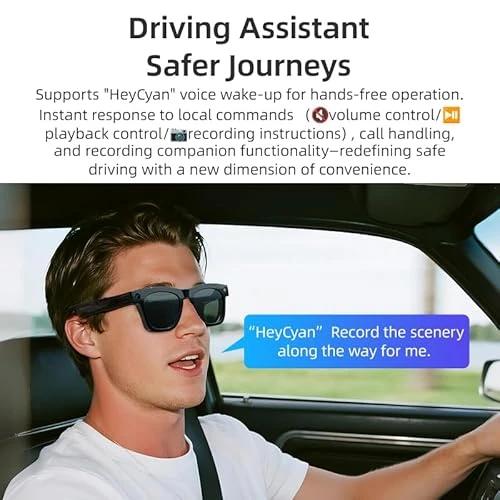 AI-Powered Multi-Functional Smart Bluetooth Glasses — Smart Glasses, Generic