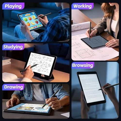 Digital Stylus Pen with 4 Replacement Tips and Magnetic Attachment — Styluses & Digital Pens, Kenkor