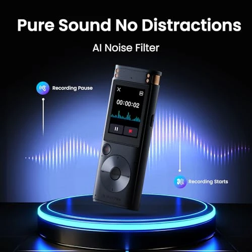 Portable AI Voice Recorder with Playback — Voice Recognition & Productivity Software, iFLYTEK