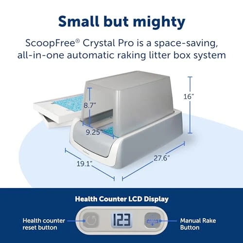 Self-Cleaning Automatic Cat Litter Box with Front Entry and Motion Sensing — Training Systems, PetSafe