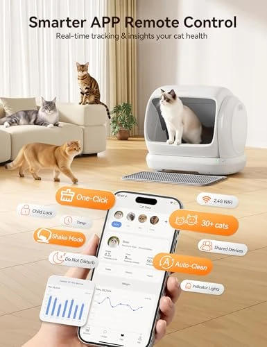 Self-Cleaning Cat Litter Box — Self-Cleaning, Meowant