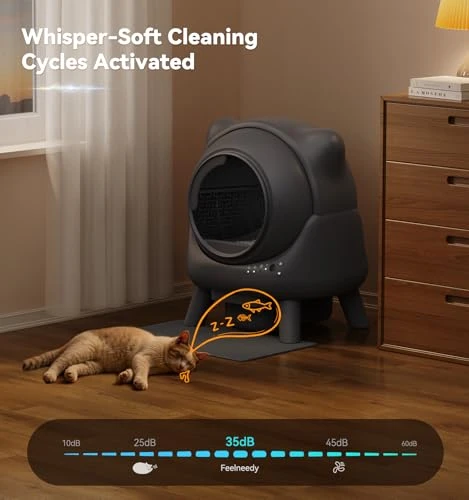 Self Cleaning Litter Box — Self-Cleaning, FEELNEEDY