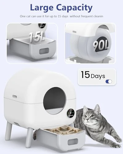 Self Cleaning Litter Box — Waste Bins, CCEOO TOY