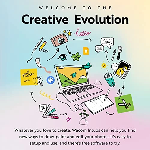 Small Bluetooth Graphics Drawing Tablet — Styluses & Digital Pens, Wacom