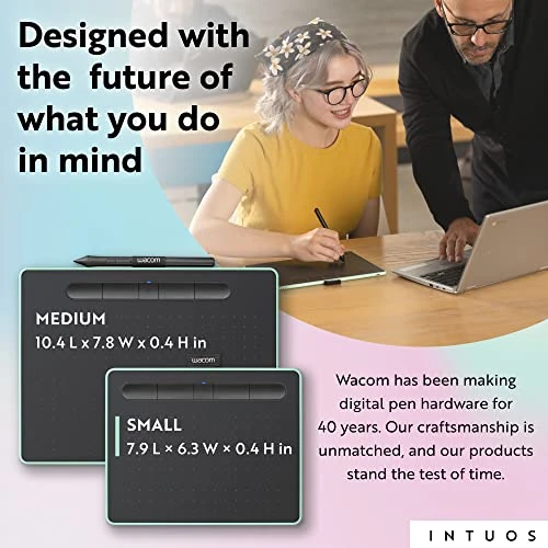 Small Bluetooth Graphics Drawing Tablet — Styluses & Digital Pens, Wacom