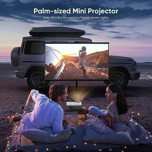 Smart Projector with WiFi and Bluetooth — Home Theater Projectors, NISOO