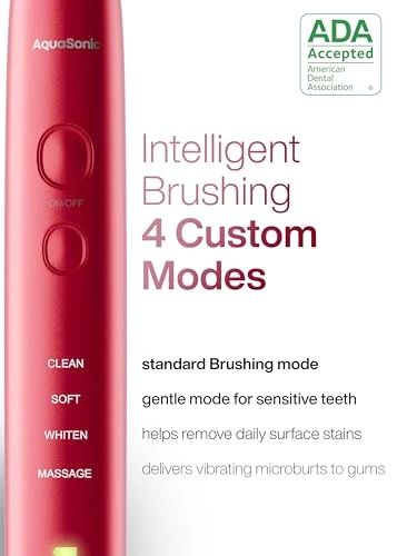 Ultra-Whitening Electric Toothbrush — Ultrasonic, AquaSonic