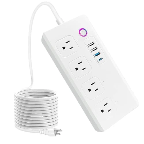 WiFi Smart Power Strip Surge Protector Extension Cord — Power Solutions & Surge Protection, Jinvoo