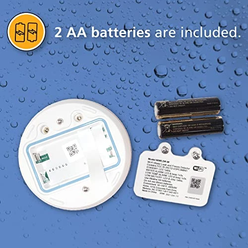WiFi Water Leak Detector & Freeze Alarm — Gas & CO Detectors, Kidde