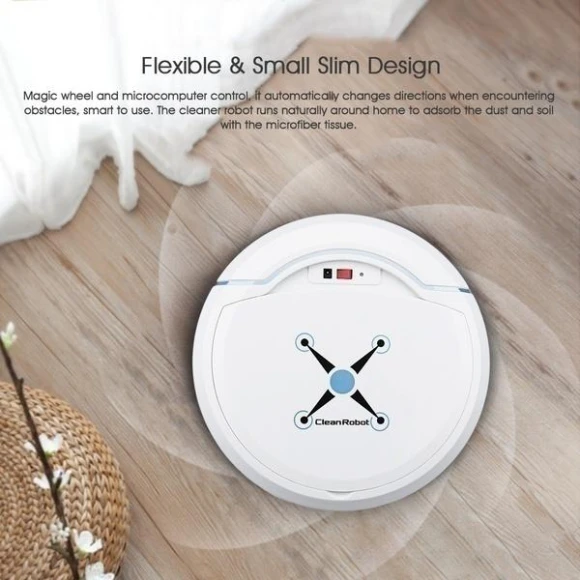 Automatic Robot Vacuum Cleaner — Smart Cleaning Robots, Angel 05
