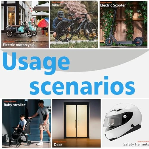 Fingerprint Bicycle Lock with Key Lightweight Anti-Theft and Weather Resistant Digital Electronic Biometric Intelligent... — Cable, OFASONO