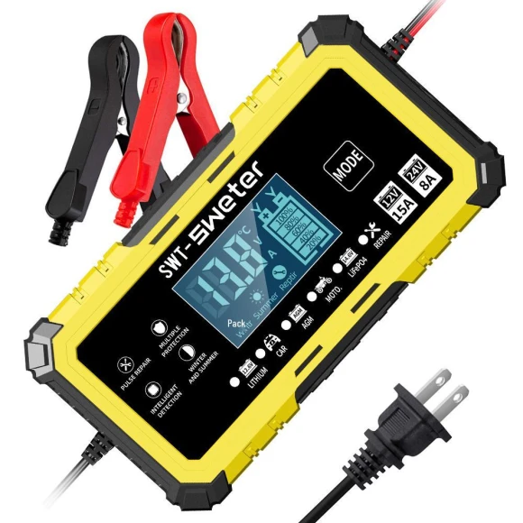 High Current Smart Charger for Lead-Acid and Lithium Iron Phosphate Batteries — Chargers, Chose One