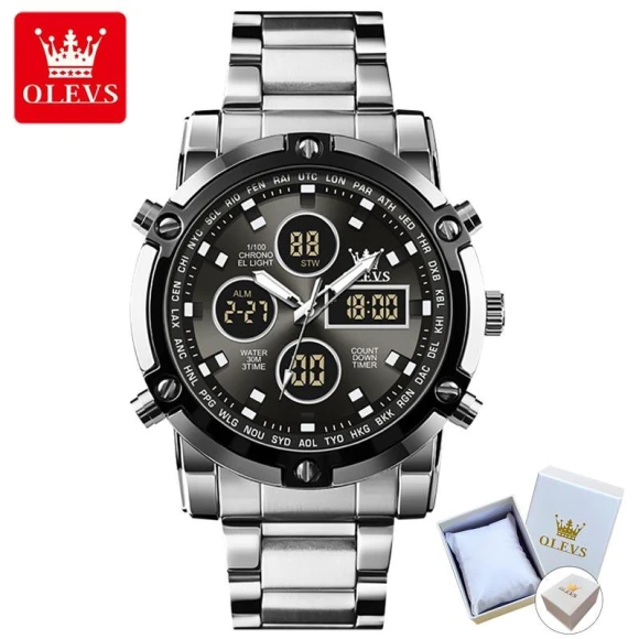 Men's Multi-Functional Smart Sports Electronic Waterproof Watch — Smartwatches, OLEVS
