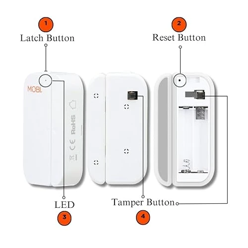 Smart Door and Window Sensor Alarm — Smart Home Security, MOBI