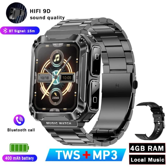 Smart Watch with Wireless Headset — Smartwatches, Tiktop2