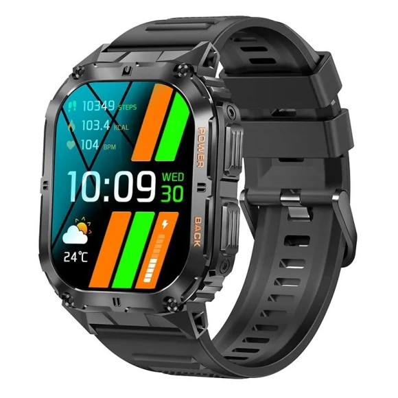 Smartwatch with AMOLED Display, Health Monitoring, and Bluetooth Calls — Smartwatches, ESTG