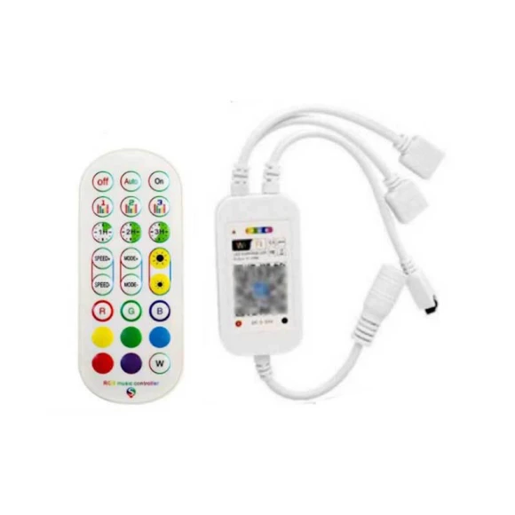 WiFi RGB LED Controller for LED Strip with IR Remote and Smartphone App Compatibility — Remote Controls, HomeHarmony