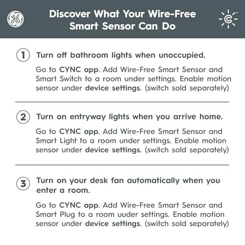 Wireless Smart Motion Sensor — Motion Sensors, Cync