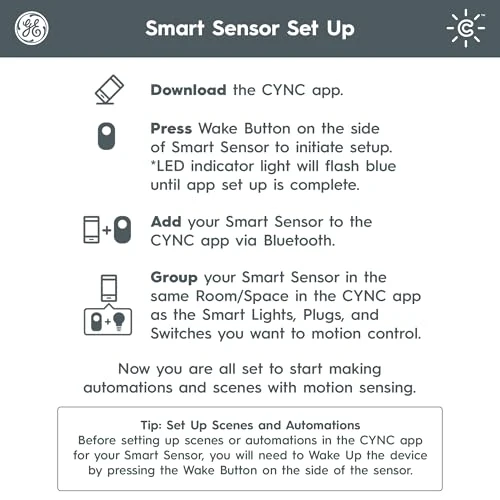 Wireless Smart Motion Sensor — Motion Sensors, Cync