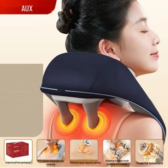 Neck Massager with Heating and 12D Kneading — Back Relief Solutions, JDST online