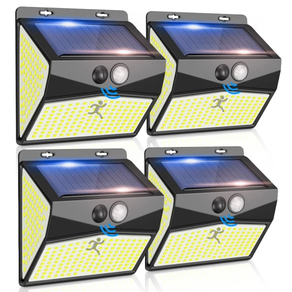 Outdoor Solar Light with Motion Sensor — Outdoor Security & Flood Lighting, UniqueFire