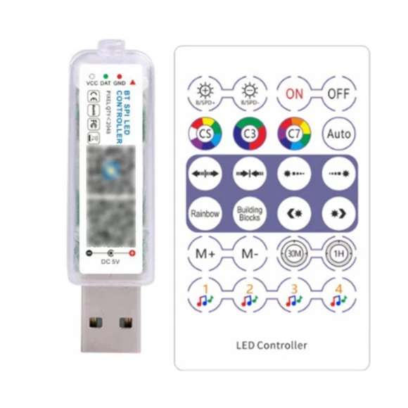 Adjustable Brightness Bluetooth APP Controller — Selfie Lights, Xionoano