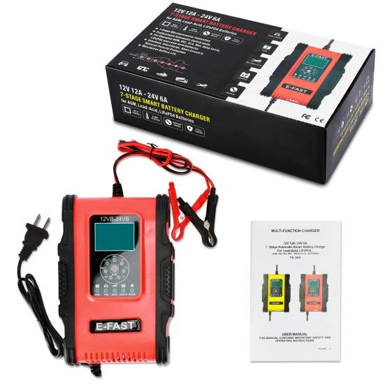 Automatic Quick Charging Pulse Repair Car Battery Charger — Chargers, My Flower Room