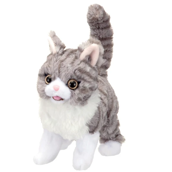 Cuddle Mee Mee Kitten Tabby Plush Electronic Pet — Interactive Learning Devices, IWAYA