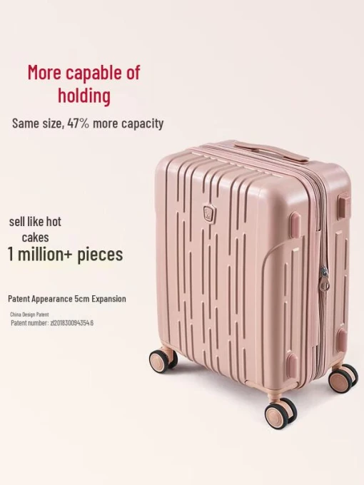 Expandable 20-inch Smart Carry-on Suitcase — Suitcases, OIWAS