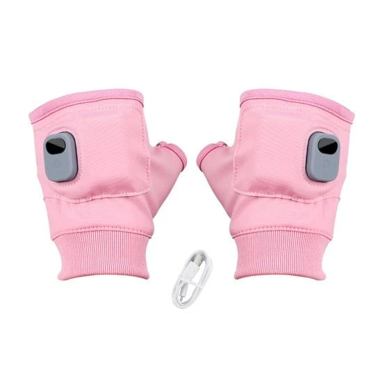 Fingerless Heated Gloves with Digital Display — Foot Warmers, Fulv