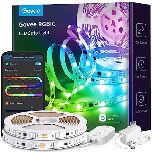 LED Strip Lights with Segmented Color Control and Music Sync — LED Strips, Govee