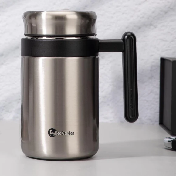 Smart Insulated Tea Mug with Handle — Beverage Warmers, Shangqi