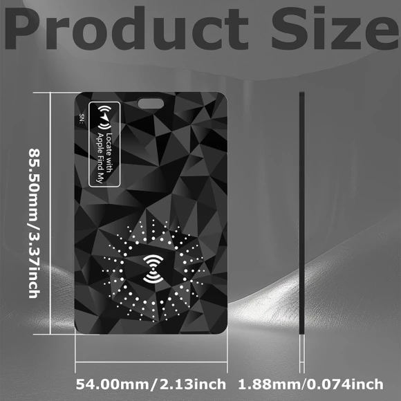 Ultra-Thin Card Tracker with Wireless Charging — Item Locators, Aura Living