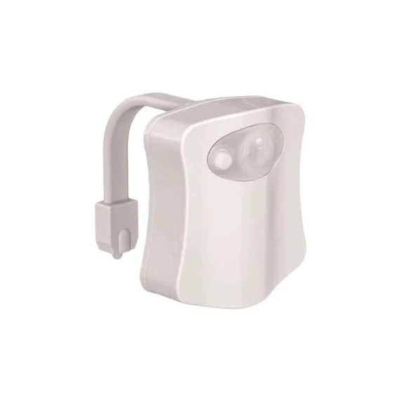 Universal 8-color LED toilet sensor light, modern creative bathroom night light — Night Lights, SolaceStone