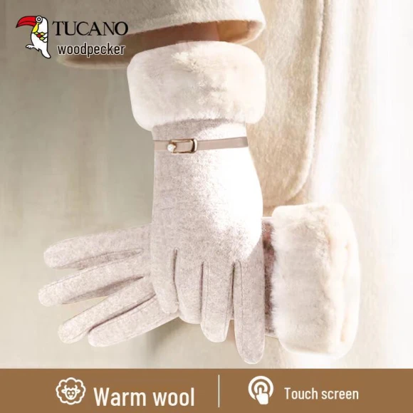 Winter Wool Gloves with Touchscreen — Gloves, Tucano