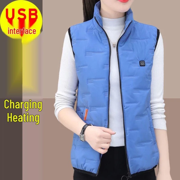 Women's Smart Electric Heated Vest with USB Charging — Vests, The Two