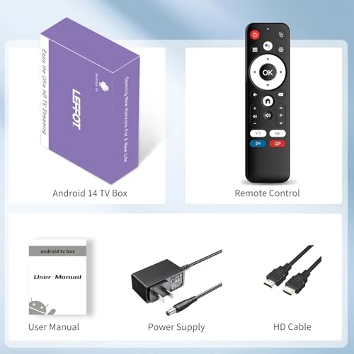Android TV Box — Media Players, LEFFOT