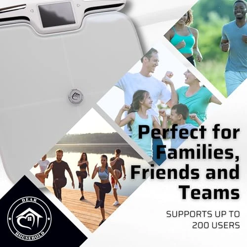 Digital Body Weight Scale — Body Composition Analysis, Dear Household