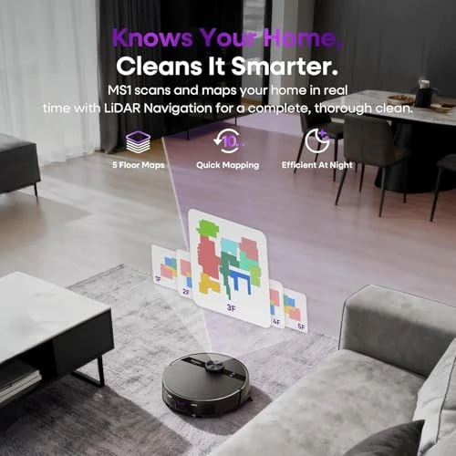 Robot Vacuum and Mop Combo — Smart Cleaning Robots, MONSGA