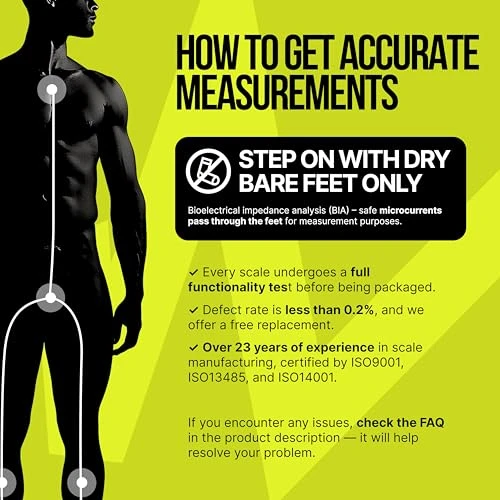 Smart Scale for Body Weight with 25 Health Metrics — Weight Management Tools, EziGo