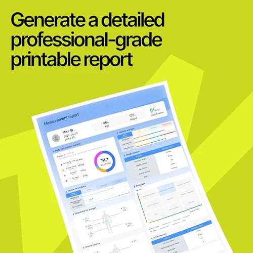 Smart Scale for Body Weight with 25 Health Metrics — Weight Management Tools, EziGo