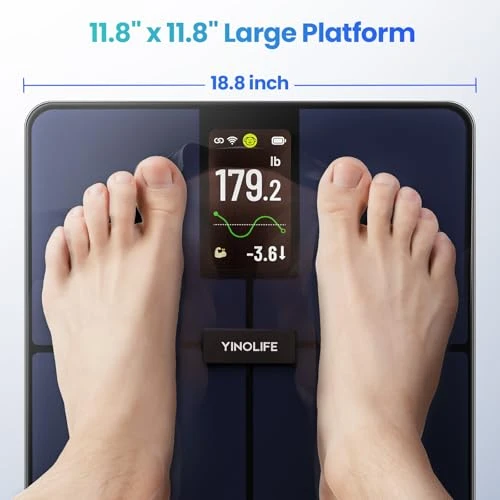 Smart Scale for Body Weight with Color Display — Weight Management Tools, YINOLIFE