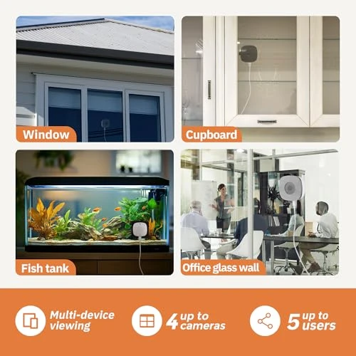 Window Camera 2 Pack — Dome Surveillance Cameras, Girafit