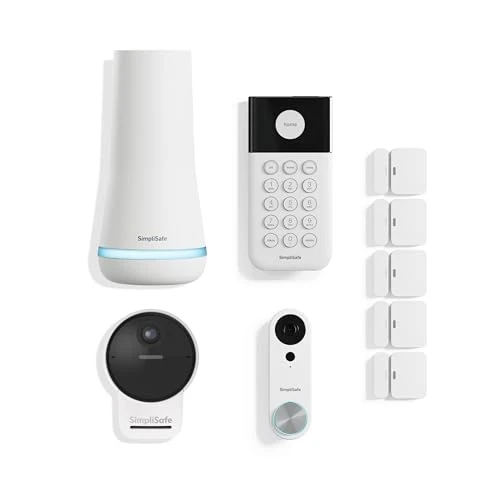 Wireless Home Security System with Outdoor Camera and Wired Video Doorbell — Smart Home Security, SimpliSafe